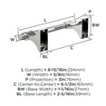 thumbnail image 6 of Amerock Davenport Chrome Pivoting Double Post Toilet Paper Holder, 6 of 8