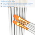 thumbnail image 4 of Paint Brushes Set, 2 Pack 20 Pcs Round-Pointed Tip Nylon Hair Artist Acrylic Paint Brushes for Acrylic Painting Oil Watercolor, Face Nail Art, Canvas, Miniature Detailing & Rock Painting, Blue, 4 of 14
