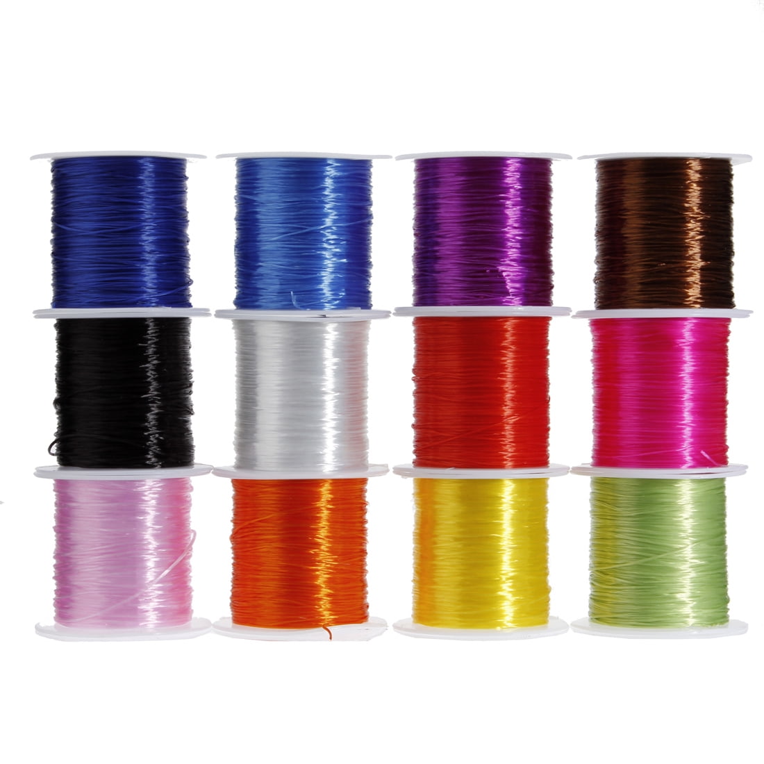 0.8mm 20YD Stretch Thread Cord Knot String For Bracelet Jewelry Beads Making US