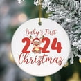thumbnail image 7 of NSESSHome Christmas Ornament 2024, My First Christmas Tree Ornaments, Babys First Christmas Ornament 2024 Boy Girl, Babys 1st Christmas Ornament Hanging, Baby First Christmas Ornament 2024, 7 of 7