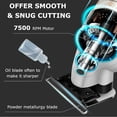 thumbnail image 3 of KEMEI PG2299 Beard & Hair Trimmer for Men Professional, Zero Gapped Hair Clippers for Men Cordless Trimmers for Barbers, Gray, 3 of 7