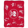 thumbnail image 1 of Imaginarium Goods  Tootsie Pop Fleece Blanket In Red Background, 1 of 1