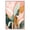 White Frame, variant on Peach and Palm Framed High-Gloss Acrylic Glass Wall Art Natures Art Prints by Art Remedy, Gold Frame, 10 x 15