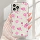thumbnail image 4 of Funda de airbag antigolpes con diseño de flores para iPhone 16, 15, 14, 7, 8 Plus, X, XR, 13, 12 Pro Max, mini, funda de silicona suave transparente, 4 of 4