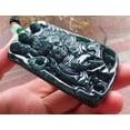 thumbnail image 6 of Certified Icy Green Burma 100% Natural A Jade jadeite pendant Human Skull Head Necklace 648236 TN, 6 of 11