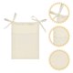 thumbnail image 5 of ColoMX Bolsas colgantes multifuncionales en la cama colgante de soldies organizador bolsa de almacenamiento de lino, 5 of 7
