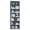 Blue-1, variant on 71'' Tall Bookshelf With 14 Cubes  7 Tier Double Wide Black 6 Adjustable Shelves 19.6" Narrow Bookcase Dvd/cd Media Storage Space Saving Display Shelf Cabinet