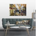 thumbnail image 1 of City en Abat-Jour Jaune - Impression sur Toile Paysage Moderne, 1 of 3