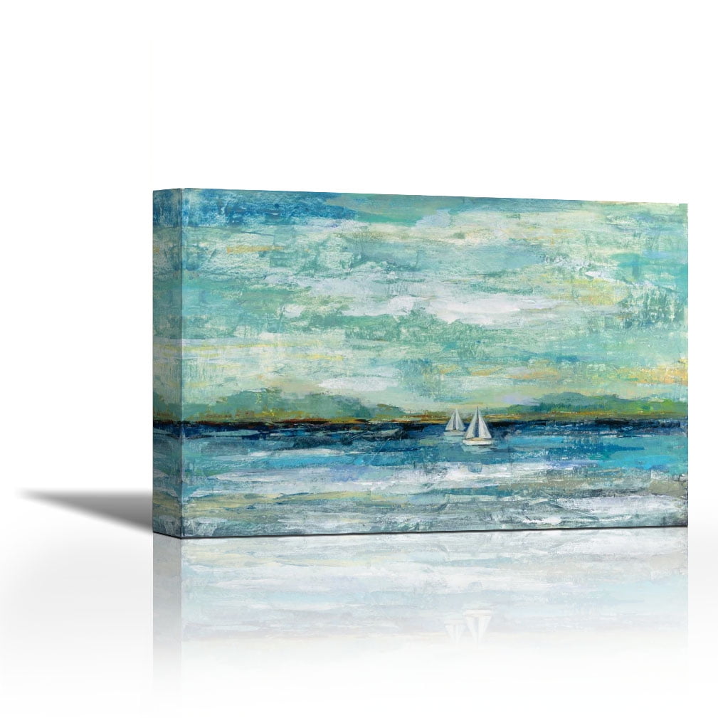 Calm Lake Contemporary Fine Art Giclee on Canvas Gallery Wrap wall