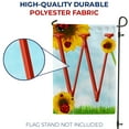 thumbnail image 4 of America Forever Summer Sunflower Ladybugs Monogram Garden Flag Letter W 12.5 x 18 inches Yellow Floral Spring Double Sided Vertical Outdoor Yard Lawn Decorative Yellow Hello Sunshine Garden Flag, 4 of 5