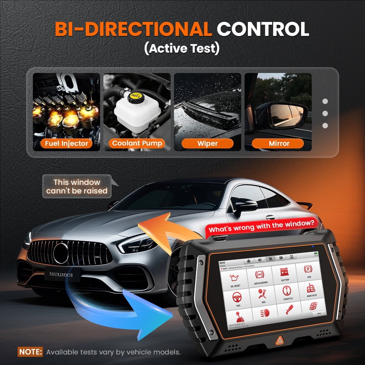 [Second Hand] ANCEL OBD2 Scanner Bidirectional Automotive Diagnostic Scanner+3-IN-1 S/T/Y/L/U/S