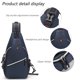thumbnail image 3 of Bolso de pecho para hombre, tendencia informal a la moda, bolso mensajero ligero de gran capacidad, bolso de ciclismo de tela Oxford para hombre, azul, 3 of 5