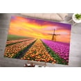 thumbnail image 2 of Tulip Rug, Sunrise Rug, Landscape Rugs, Office Rug, Front Door Rug, Bathroom Rug, Bath Rug, Gift For Him, Step Rug, Runner Rug, Soft Rug, 2.6'x4' - 80x120 cm, 2 of 7