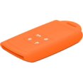 thumbnail image 5 of Accessoire Clé Orange-Voiture Compatible avec Renault Smart Key 4 Boutons - Coque en Silicone Souple avec Porte-Clés, 5 of 5