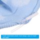 thumbnail image 3 of Inodoro Asiento Cubiertas para Baño 3uds Inodoro Asiento Cojín Cubierta Suave Más Grueso Calentador Lavable Cálido Alargar Inodoro Asiento Cubierta Cojín-Hojas Azul Unique Bargains camaybaño, 3 of 5