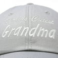 thumbnail image 2 of DALIX Worlds Cutest Grandma Hat Gift Embroidered Cotton Cap in Gray, 2 of 6
