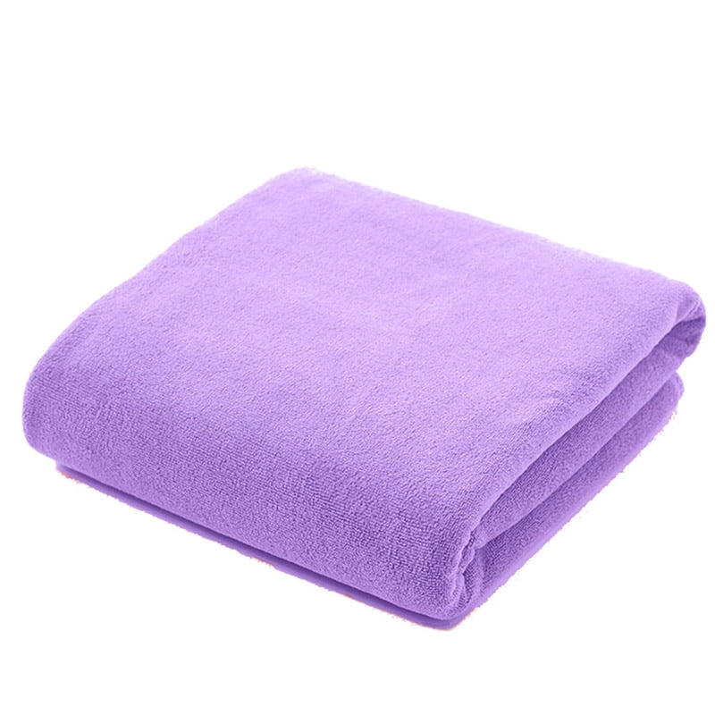 Ultra Soft Microfiber Fabric Bath Towel Solid Color Excellent Water