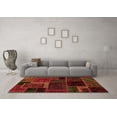 thumbnail image 3 of Ahgly Company Indoor Rectangle Patchwork Orange Transitional Area Rugs, 4' x 6', 3 of 4
