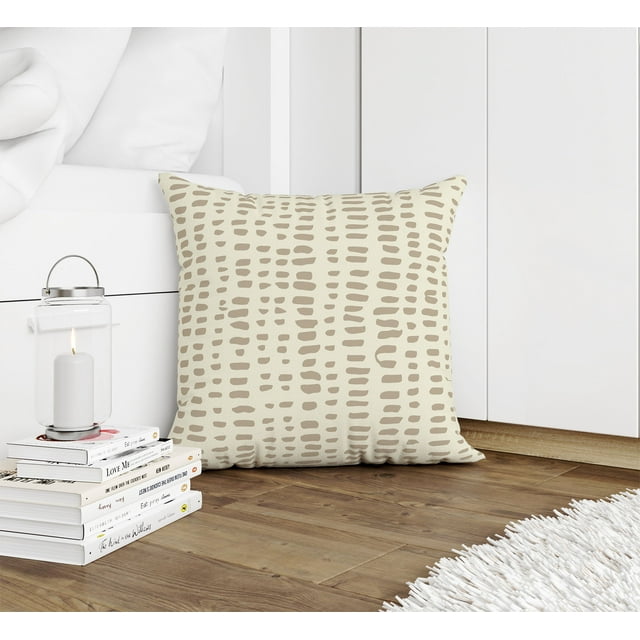 Marks Tan Accent Pillow by Kavka Designs