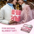 thumbnail image 2 of Sister Birthday Gifts Ideas - Gifts For A Sister From Brother, Sister Blankets From Sister, Big Sister Gift, Big Sister Gifts For Girls, Soul Sister Blanket, Birthday Gifts For Sister, 40" X 50", 2 of 5