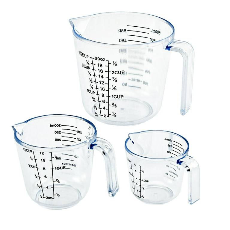 i Kito Large Glass Measuring Cup with Handle, 1000ML Measuring Beaker for  Kitchen Baking