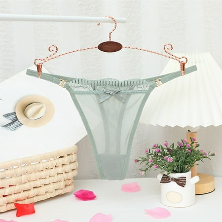 

Aayomet Sexy Panties For Women Ladies Lace Panties Hollow Hip Cotton Crotch Sexy Briefs Green L