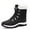 Black, variant on Lopsie Women's Snow Boots Outdoor Waterproof Mid-Calf Winter Boots