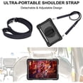 thumbnail image 3 of for Samsung Galaxy Tab S10 2024/S9 2023/S8 2022/S7 2020 Case 11" & S9 FE 10.9" 2023,360 Rotation Kickstand Handle Wrist Strap Armor Heavy Duty Rugged Cover + Adjustable Shoulder Strap,Black, 3 of 7