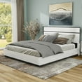 thumbnail image 4 of Furniture of America Misti Contemporary Wood Platform King Bed in White, 4 of 7