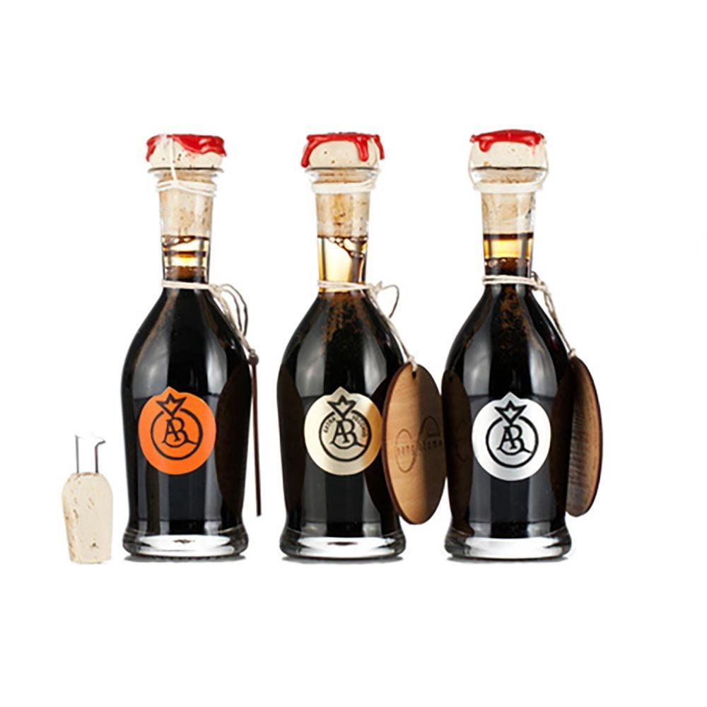 Reggio Emilia Traditional Aged up to 25 Years Balsamic Vinegar Silver Seal Italian Grape Must 3.38 fl oz (100 ml) 1 Count