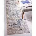 thumbnail image 2 of Unique Loom 3135969 3 x 13 ft. Chateau Hoover Runner Rug, Beige, 2 of 2