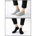 thumbnail image 3 of BadPiggies 9 Pairs Ankle Athletic Socks Cotton Low Cut No Show Solid Casual Socks for Men Size 6.5-10, Women 8-11.5, 3 of 9