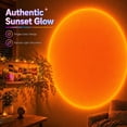 thumbnail image 5 of DAYBETTER Sunset Lamp Projector, 6 Warm Color Ambient Light with USB Port for Bedroom, Party, Photography & Room Decor, 5 of 7