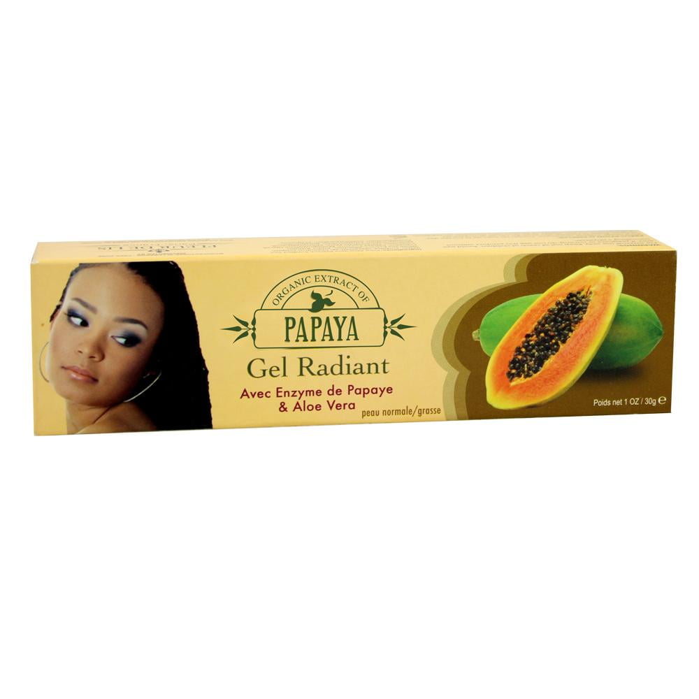 Organic Extract of Papaya Facial Treatments Moisturizers Gel Skin