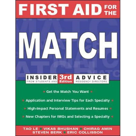 First Aid for the Match (First Aid Series), Used [Paperback]