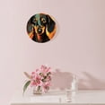 thumbnail image 3 of erolrail Rustic Wall Clock,Silent Non Ticking Wall Clocks for Living Room,Bedroom,Kitchen 12IN Dachshund Dog Colorful, 3 of 5