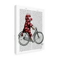 thumbnail image 2 of Trademark Fine Art 'Sock Monkey On Bicycle' Canvas Art by Fab Funky, 2 of 3