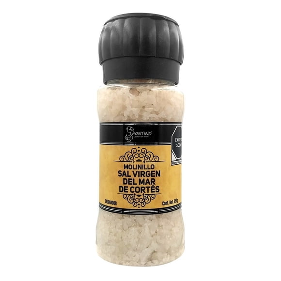 Pontino Molinillo Sal Virgen Del Mar De Cortés, 650 G