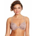 thumbnail image 2 of Women's Maidenform DM7550 One Fabulous Fit 2.0 Modern Demi Racerback Bra (Washed Leopard Pink 32A), 2 of 2