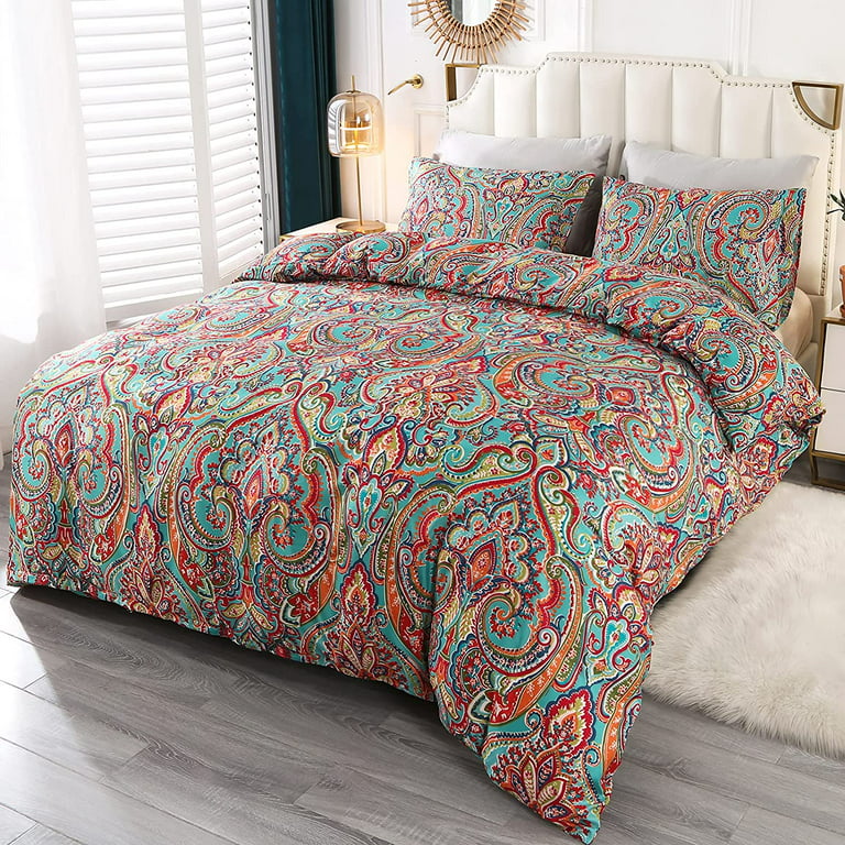 Classical 100% Cotton Bedspread Quilt Sets Bohemian Reversible