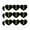 Clear, variant on I'm Not Saying It was Humans But Alien Funny Humor Heart Shaped Planner Calendar Scrapbook Craft Stickers