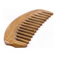 thumbnail image 5 of Peine de madera de dientes anchos para cabello rizado, peine antiestático de sándalo para adultos y niños JM, 5 of 5