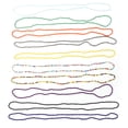 thumbnail image 2 of Cadena del Cuerpo del Vientre, Cadena Liviana de Cuentas de Cintura de 10 pianas colorida para niñas para vacantes, 2 of 7