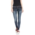 thumbnail image 1 of Cover Girl Jeans Juniors Low Rise Waisted Butt Shaping Skinny Dark Blue Size 7, 1 of 5