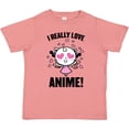 thumbnail image 3 of Inktastic I Really Love Anime with Cute Anime Cat and Hearts Boys or Girls Toddler T-Shirt, 3 of 5