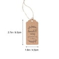 thumbnail image 2 of OUNONA 101Ud Etiquetas De Papel Kraft Marrón Para Tarjetas De Mensaje Y Fiestas, 2 of 7