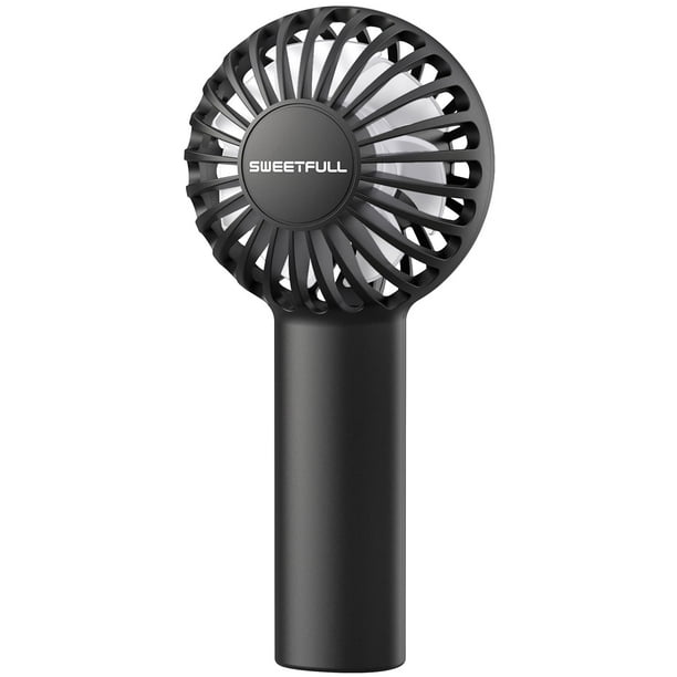 Ventilador de mano SWEETFULL Mini portátil recargable negro