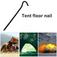 thumbnail image 3 of Tnobhg 16Pcs Aluminum Alloy Tent Peg Sharp Tip Heavy Duty Bright Color Lightweight Outdoor Camping Canopy Windproof Bent Ground Nail Stake Tent Accessories, 3 of 8