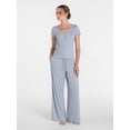 thumbnail image 3 of Joyspun Women’s Modal Blend Ribbed Sleep Pants, 29'' Inseam, Sizes XS-3X, 3 of 6