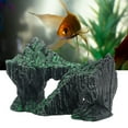 thumbnail image 2 of Aquariums Resin Rockery Figurine Fishtanks Ornaments Shrimp Hideouts House Landscape Cave Fishtanks Underwater Safe Deco, 2 of 9